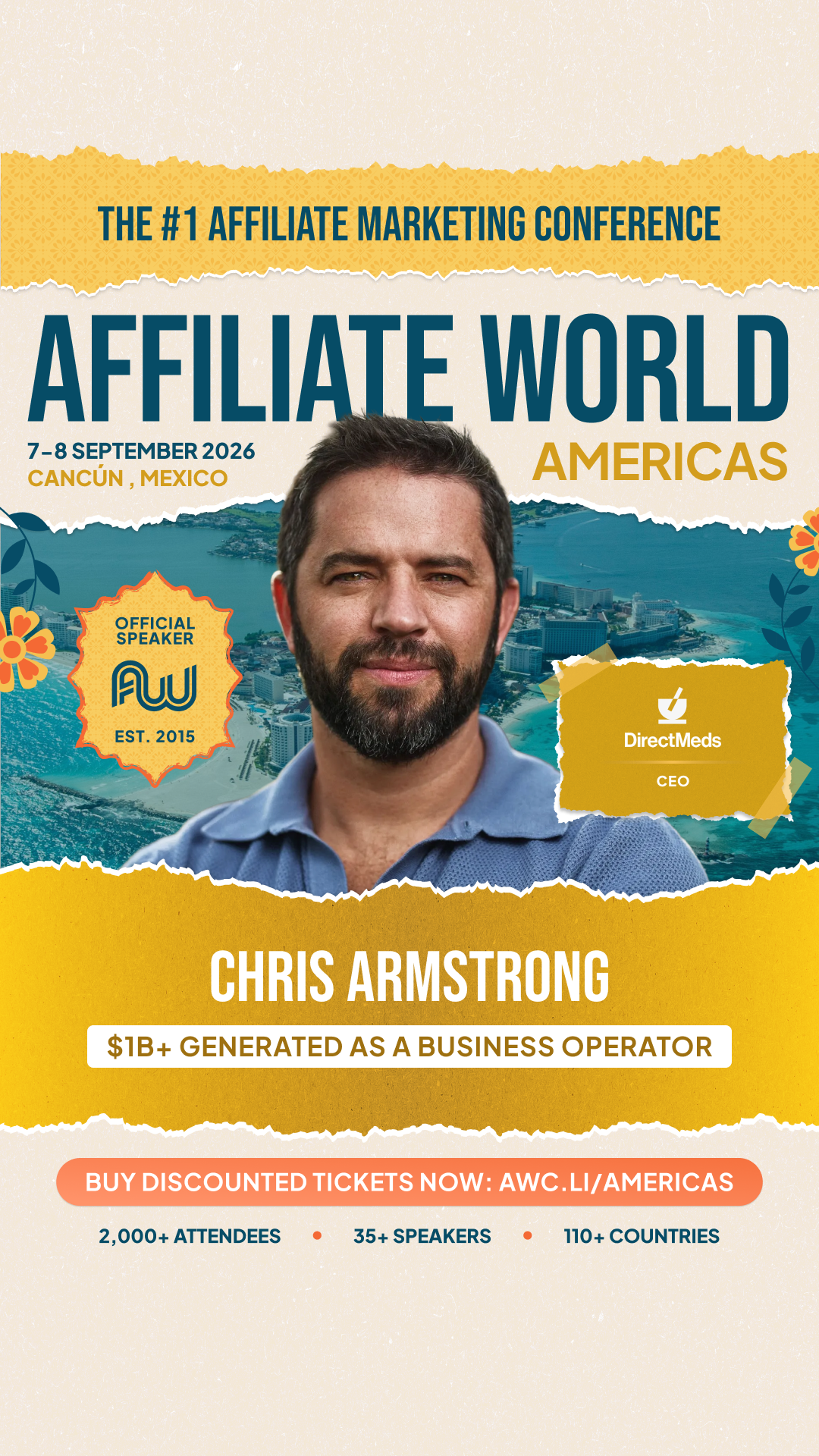 Affiliate World Conferences Facebook ad
