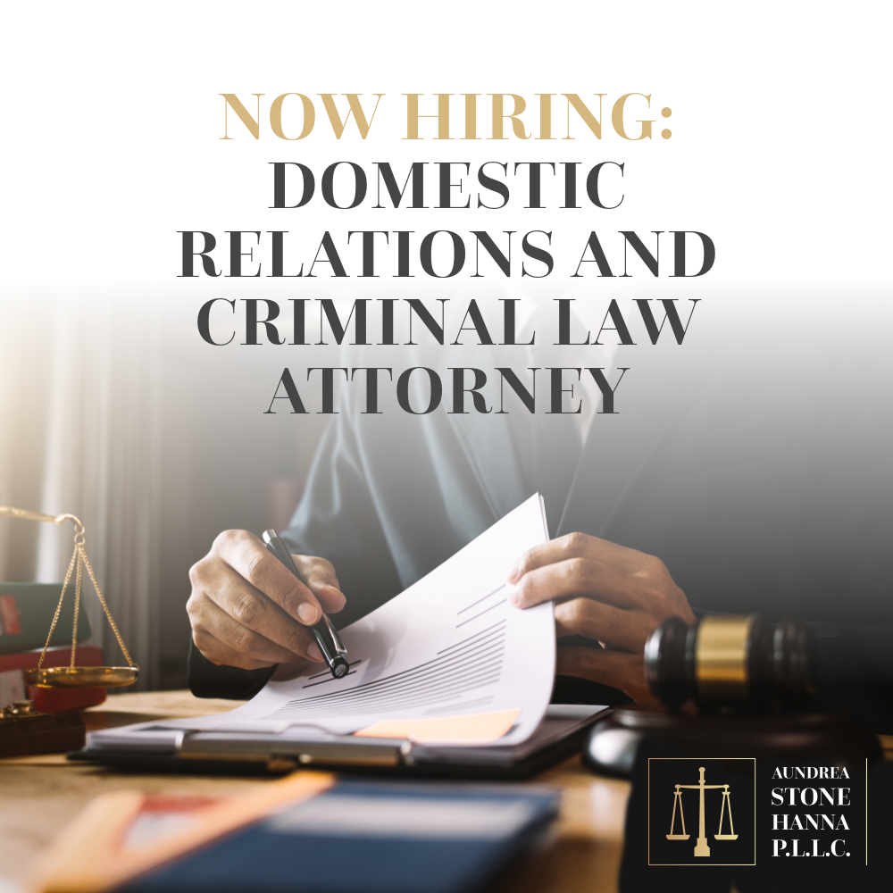 Aundrea Stone Hanna PLLC NWA Facebook ad: Interested? Apply Today!
