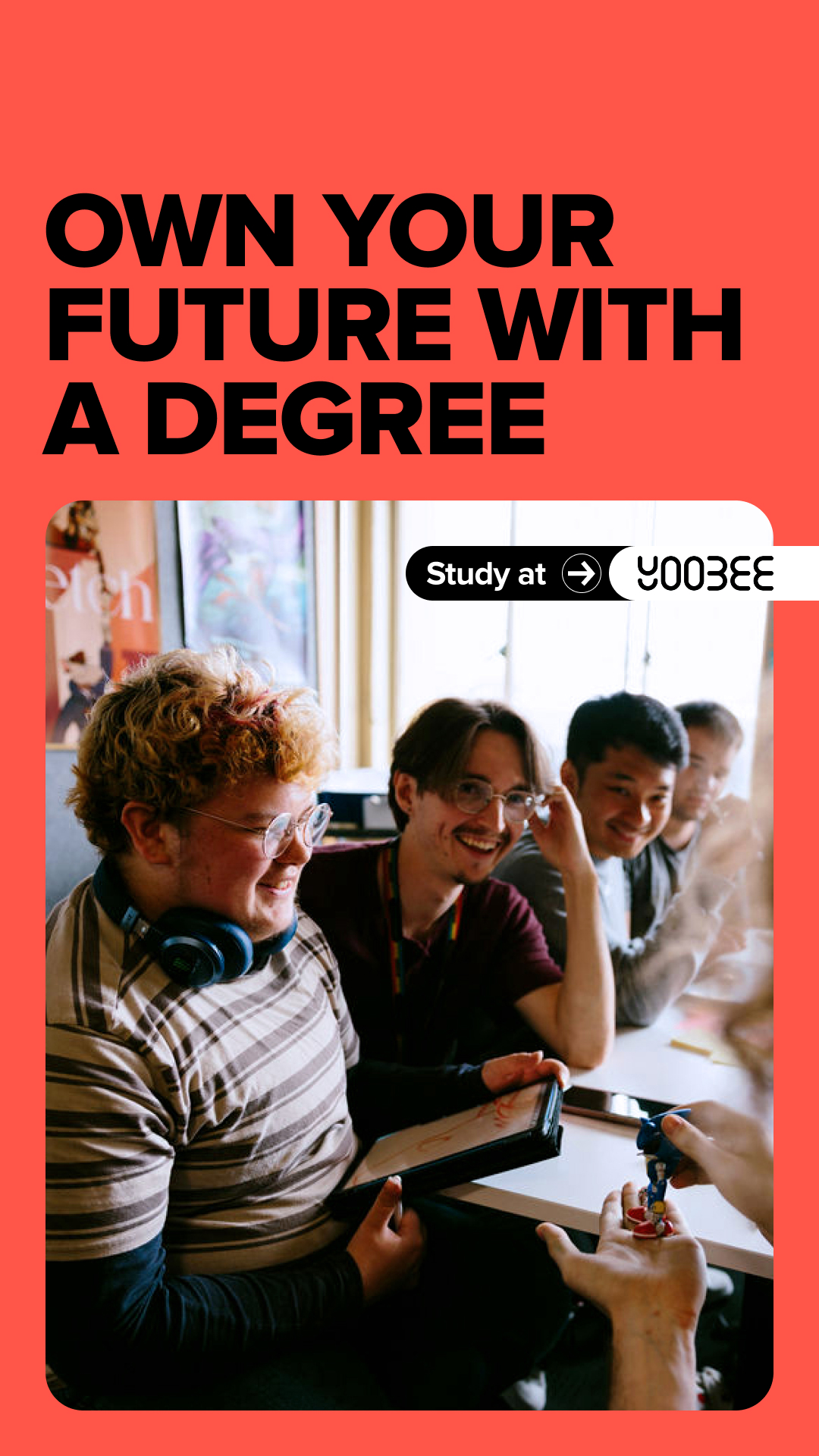 Yoobee College of Creative Innovation Facebook ad from Aug 5, 2026