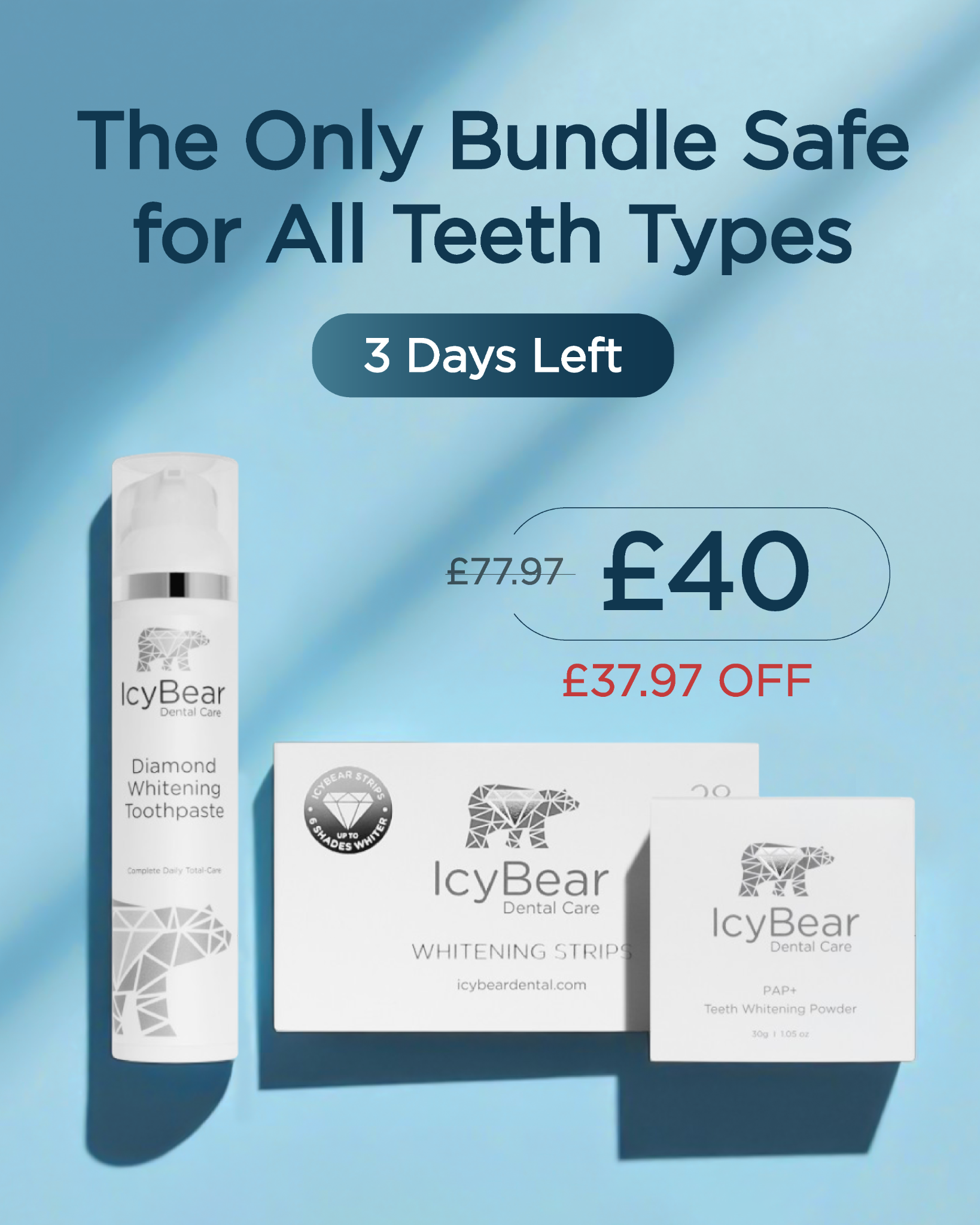 Icy Bear Dental Facebook ad