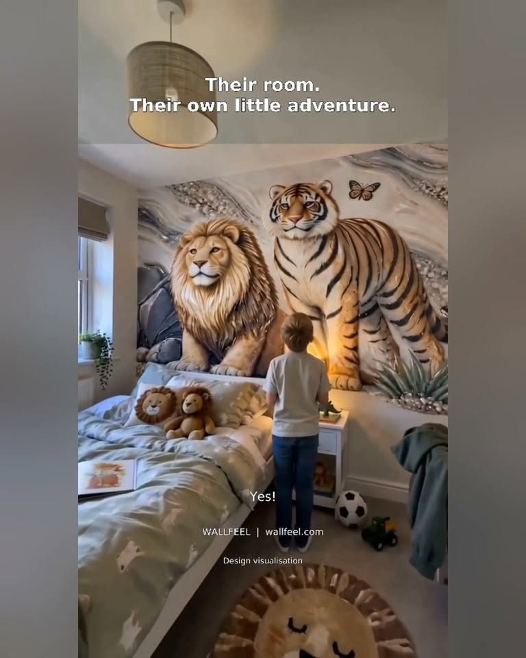 Wall Feel Facebook ad: Transform Their Room Into Their World