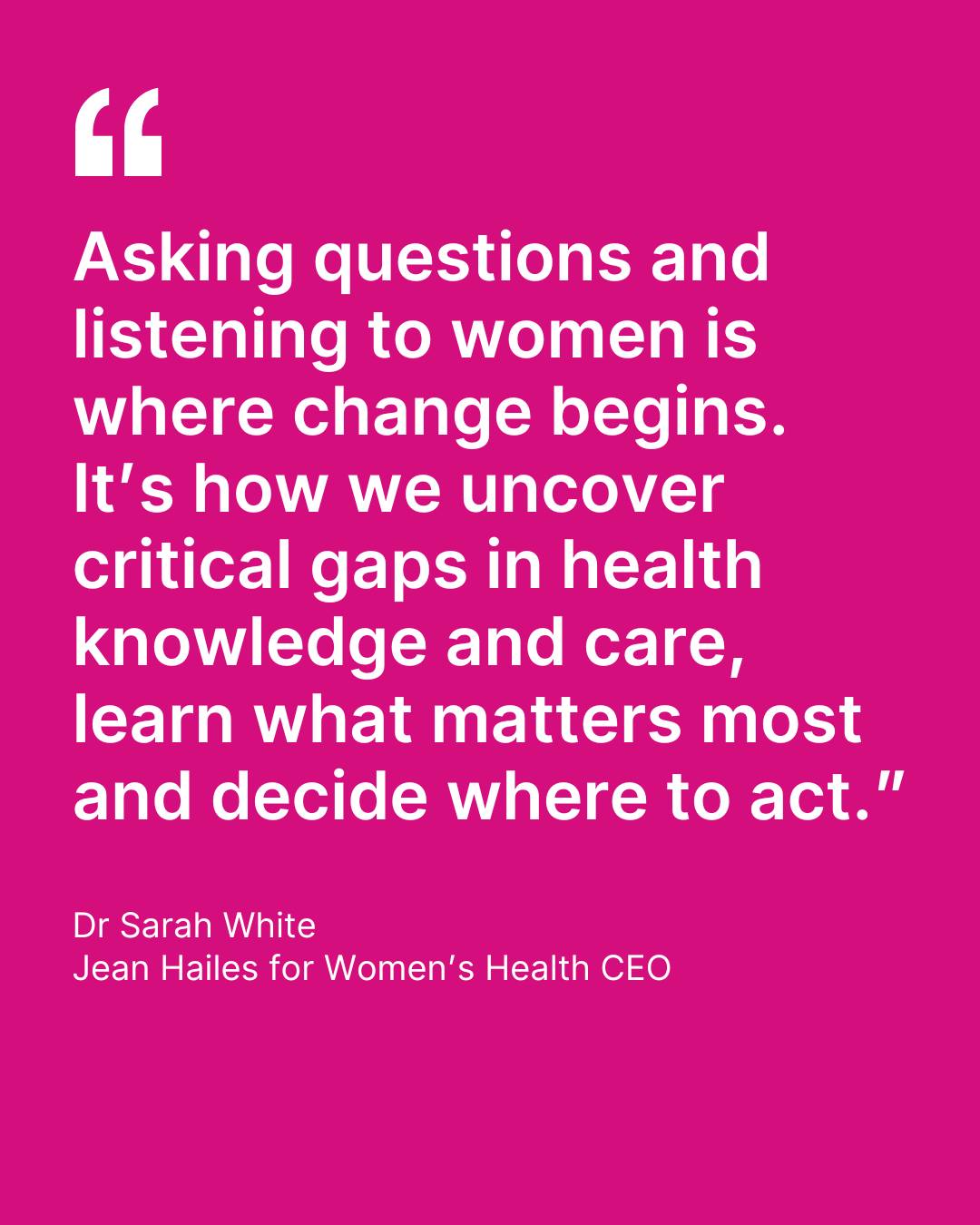 Jean Hailes for Women's Health Facebook ad