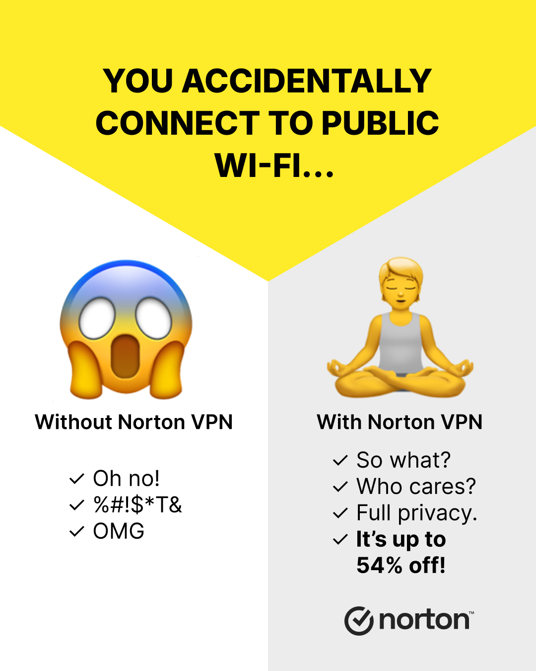 Norton Facebook ad