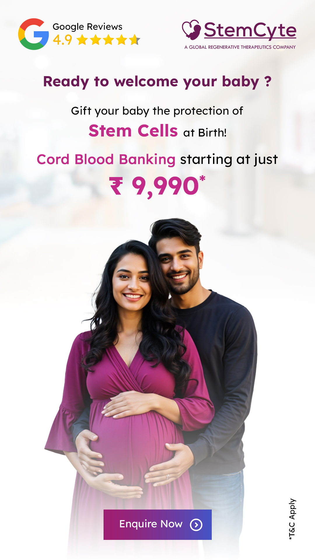 StemCyte India Facebook ad