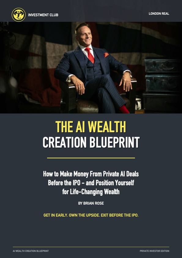 London Real Facebook ad: Comment BLUEPRINT