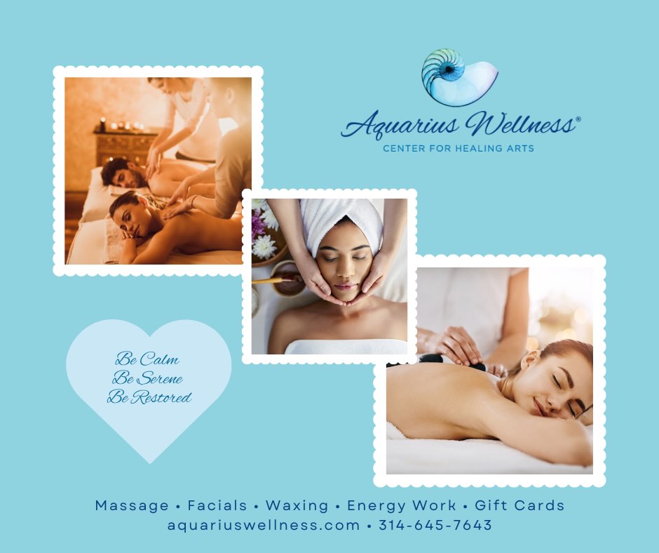 Aquarius Wellness Center For Healing Arts and Massage Therapy-St. Louis Facebook ad