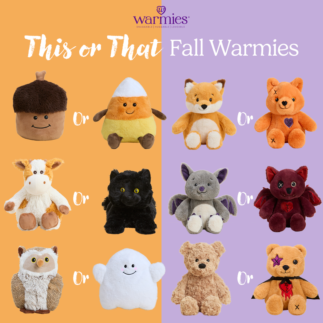 Warmies USA Facebook ad: Meet Your Fall Snuggle Buddy