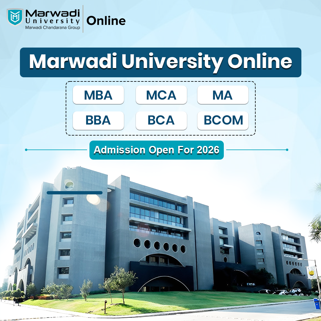 Marwadi University Online Facebook ad: Admission Open For 2026
