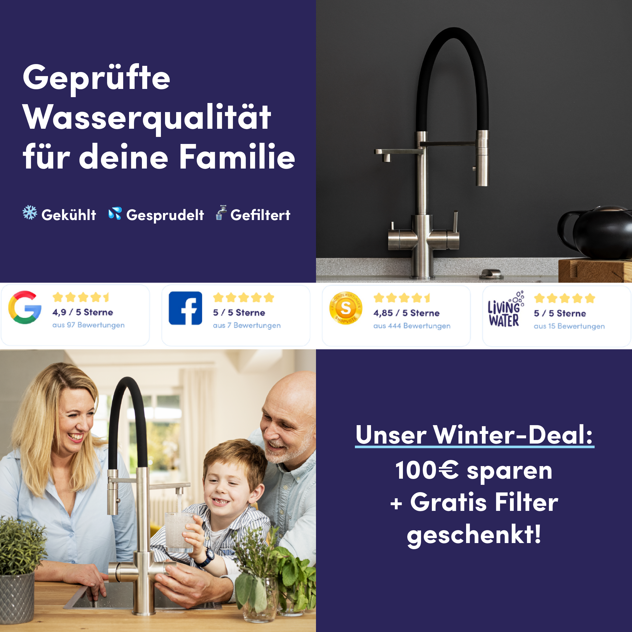 Living Water Facebook ad