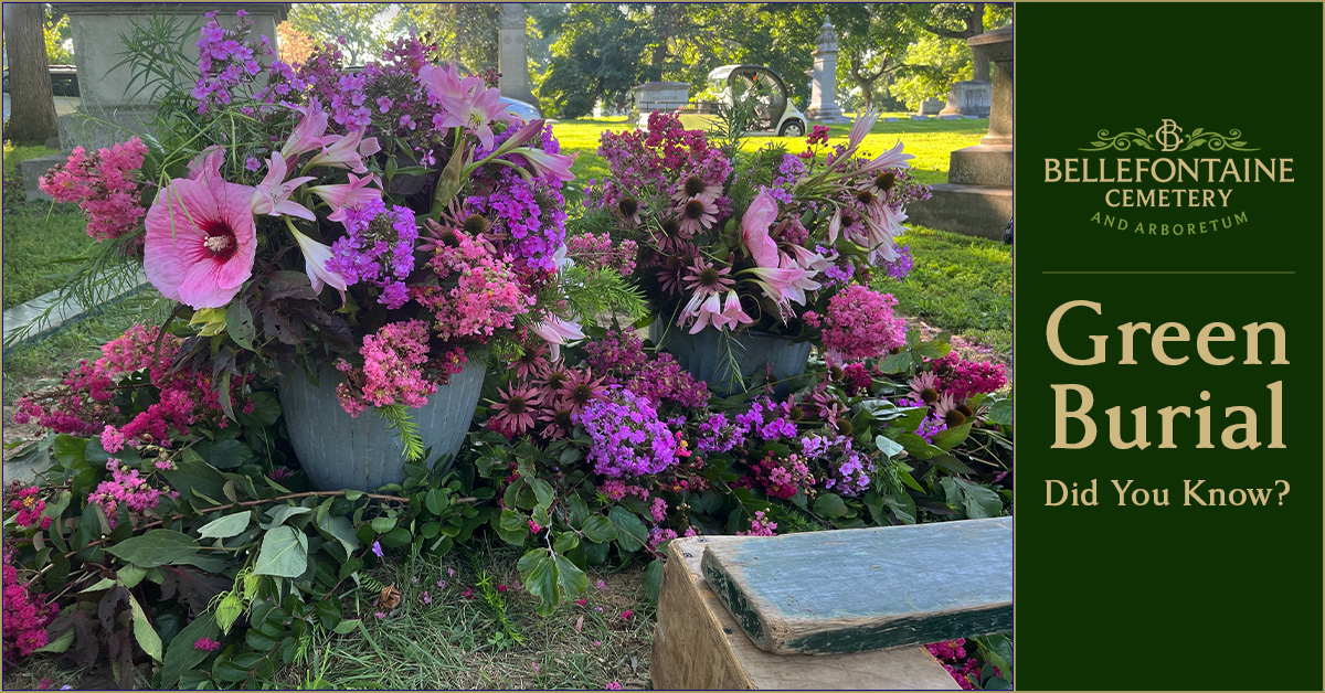 Bellefontaine Cemetery and Arboretum Facebook ad