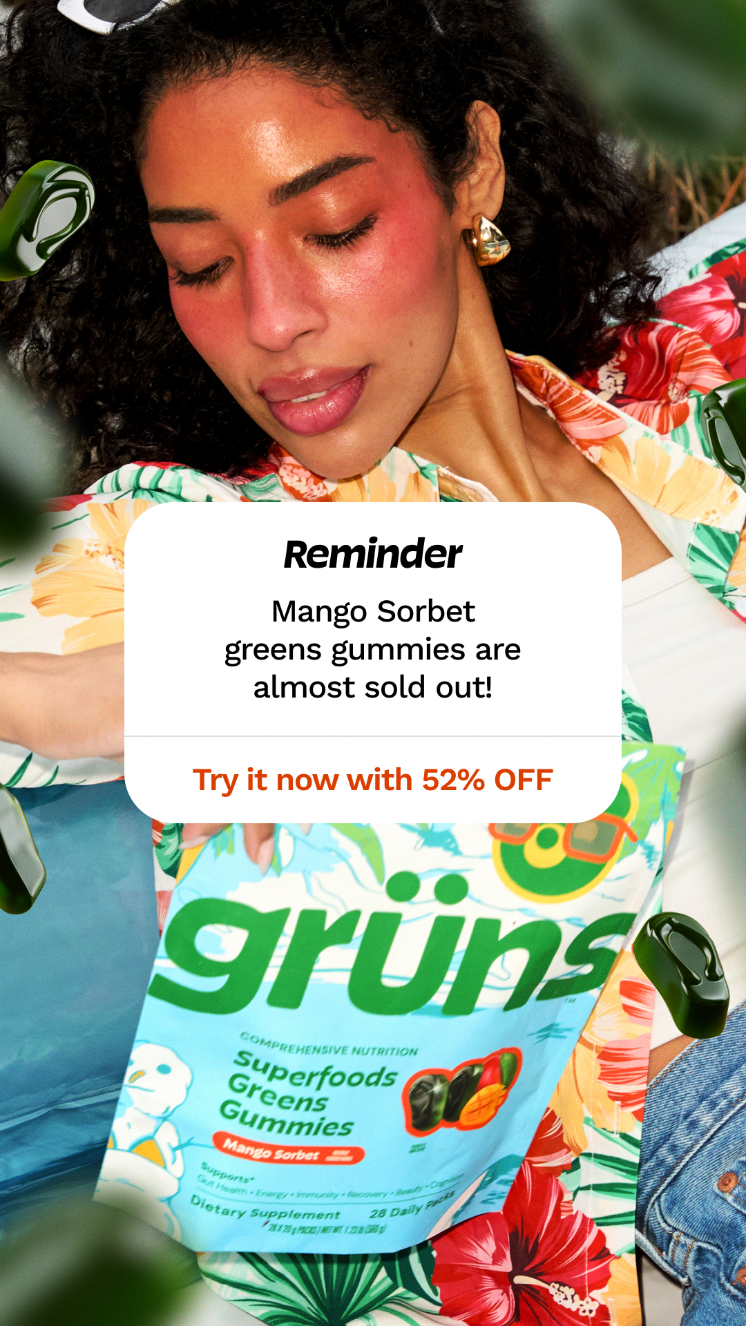 Grüns Facebook ad