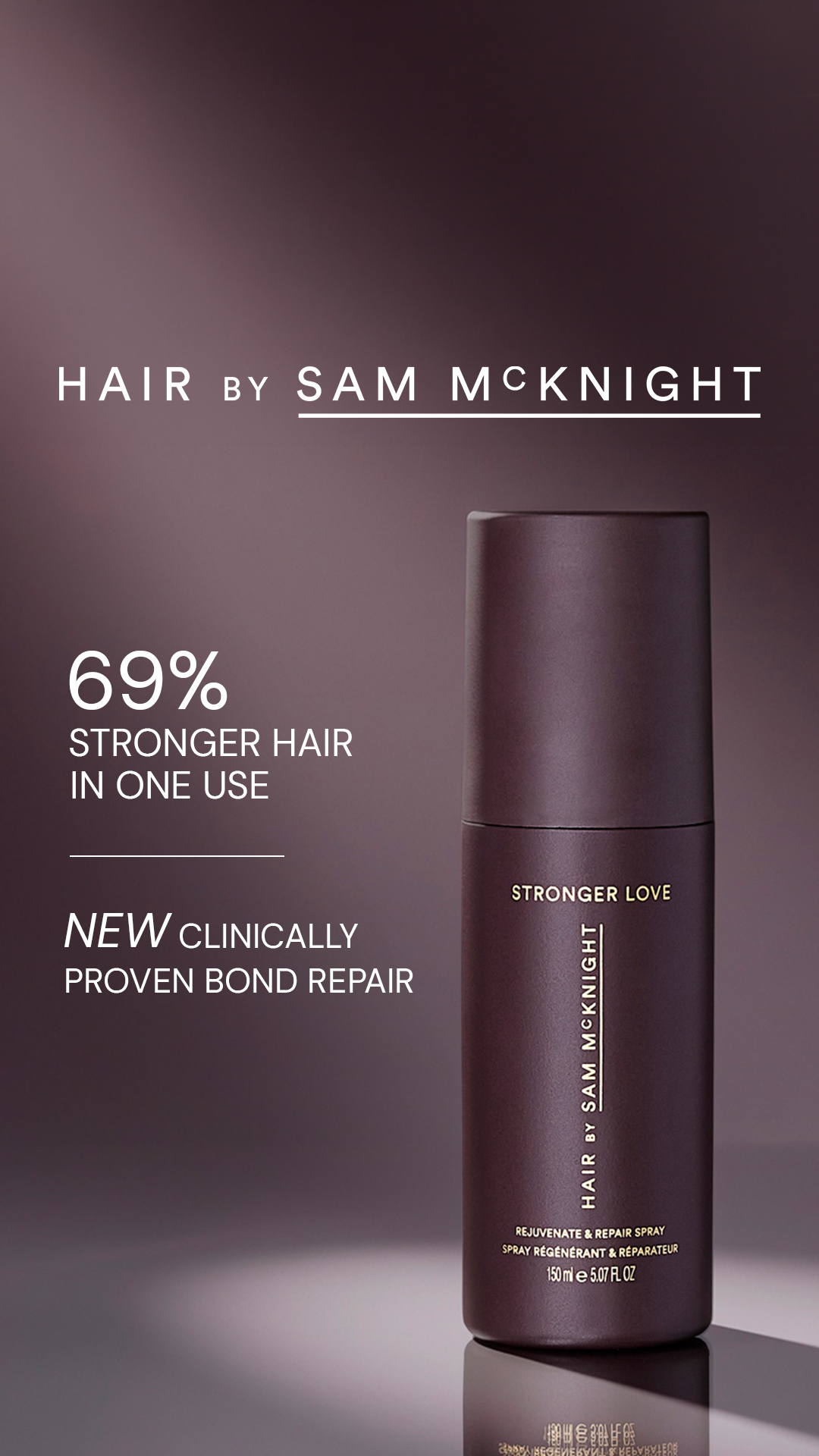 Hair by Sam McKnight Facebook ad