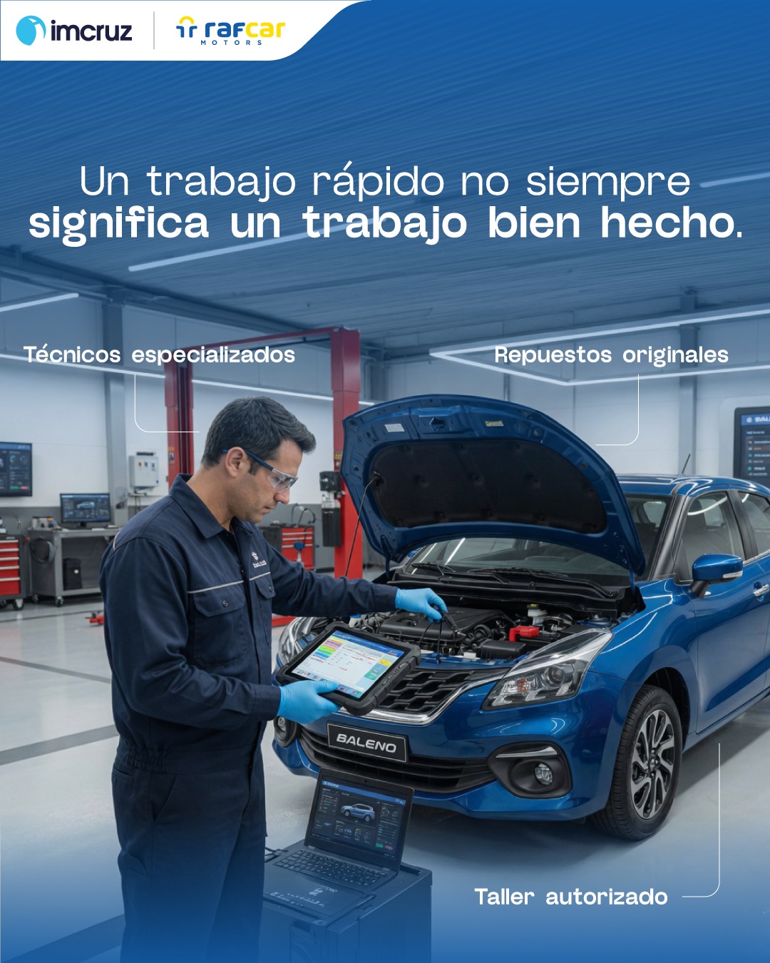 Rafcar Motors Facebook ad: Cuando se trata de tu auto, no todo…