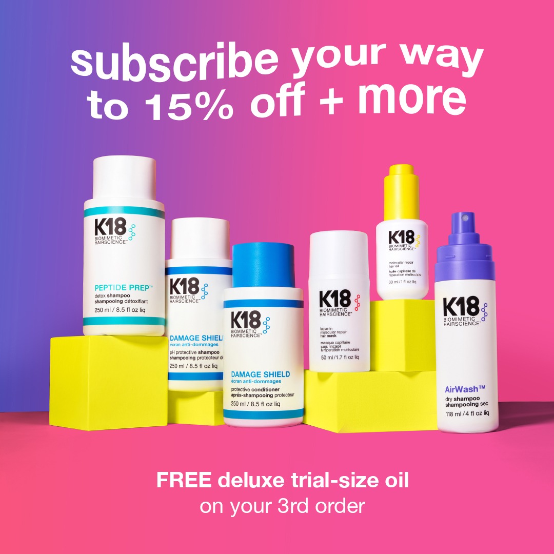 K18 Hair Facebook ad