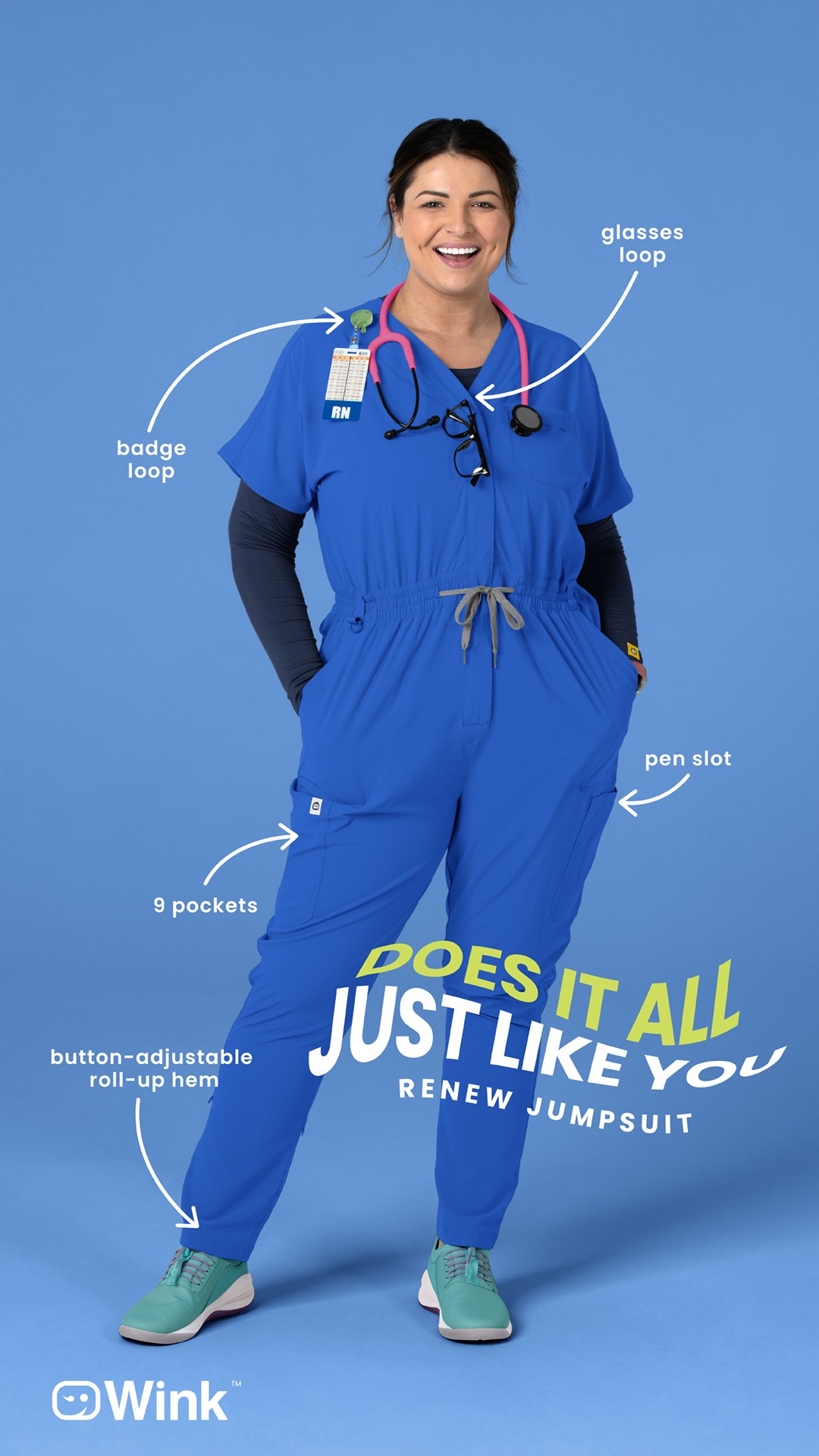Wink Scrubs Facebook ad