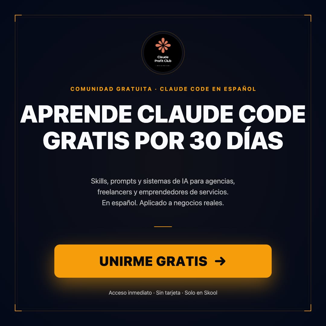 Camilo · Escalo Negocios con IA & ADS Facebook ad: 30 DÍAS GRATIS para aprender Claude Code.