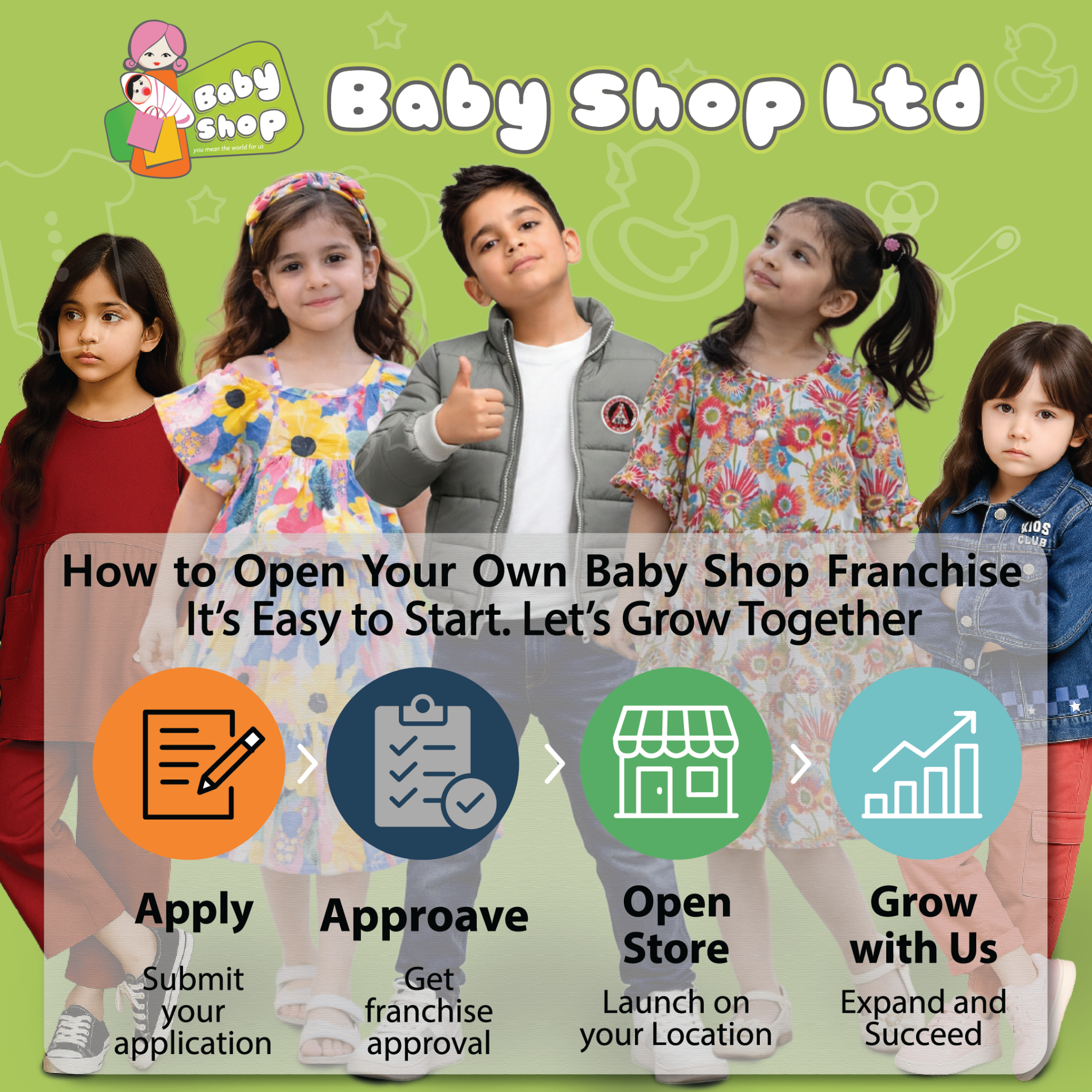 Baby Shop Limited Facebook ad: Grow Your Business with Baby Shop Limited!