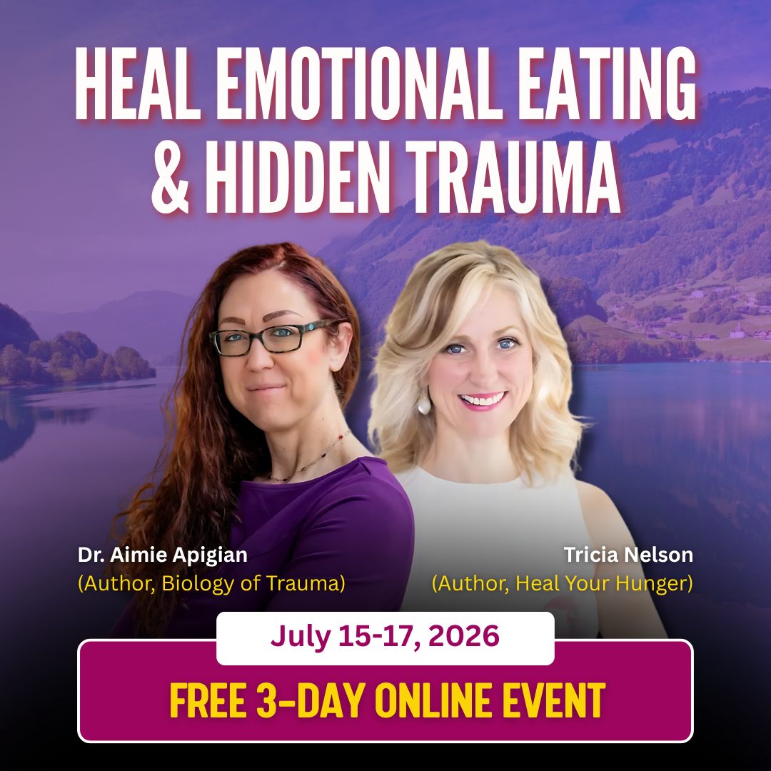 Trauma Healing Accelerated Facebook ad: Why Managing Today's Stress Doesn't Stop Emotional Eating
