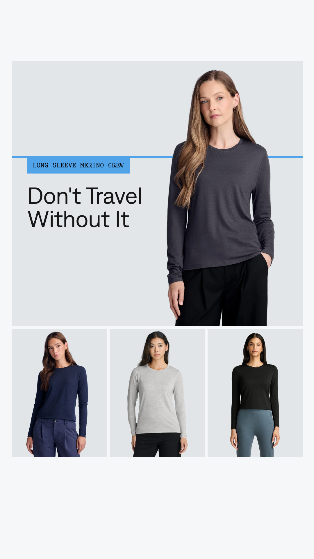 Unbound Merino Facebook ad: The layer you live in