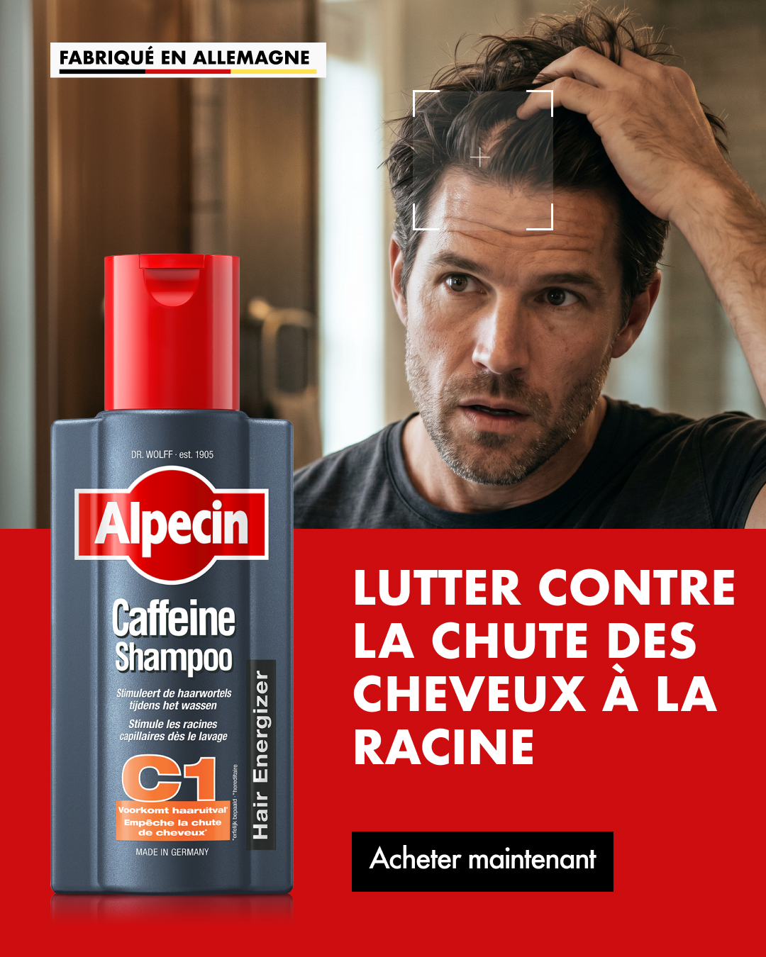 Alpecin Facebook ad