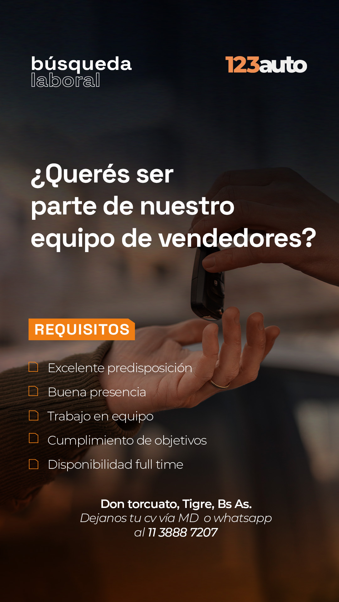 123 AUTO -tigre- Facebook ad from May 27, 2026