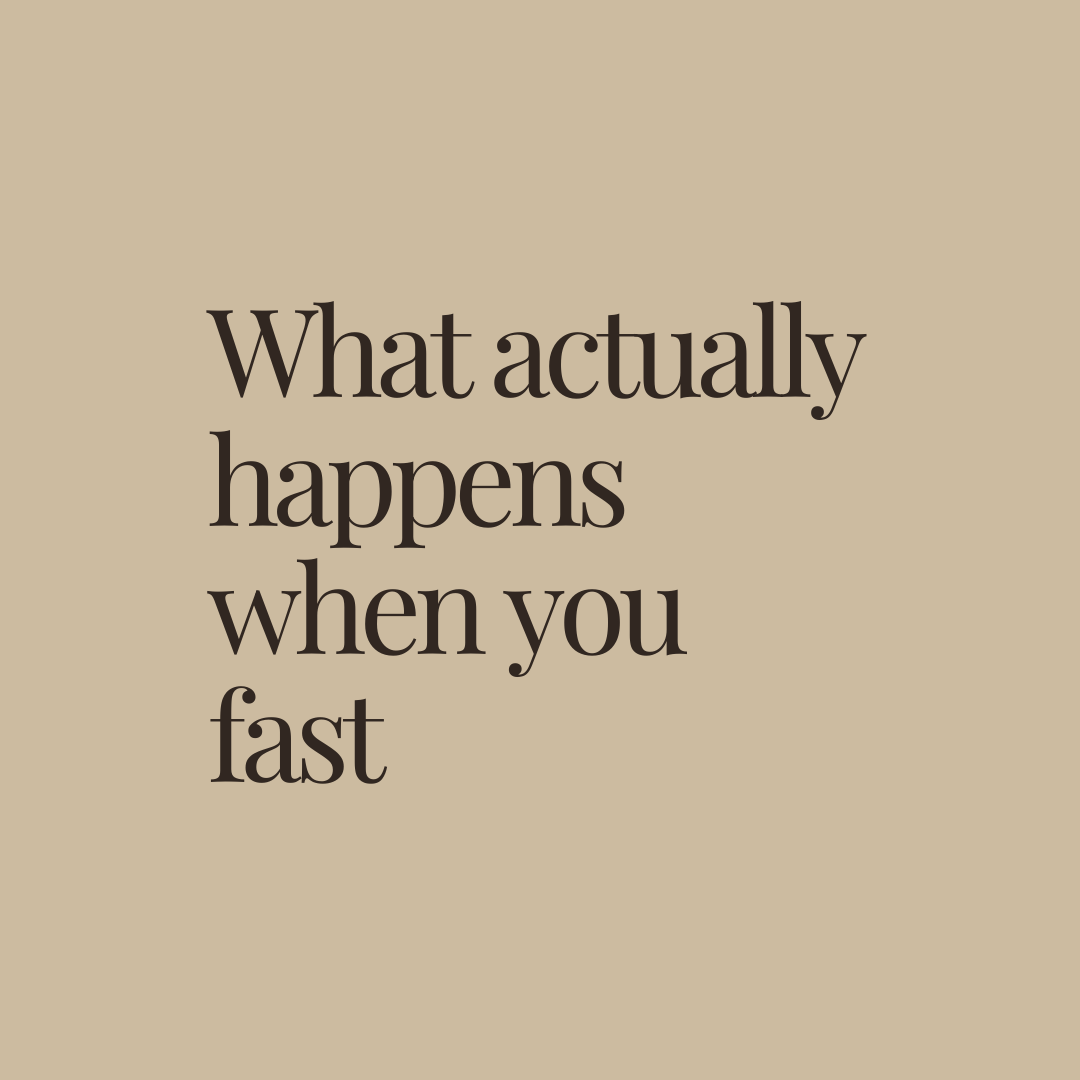 Fasting in Paradise Facebook ad: When you stop eating, your body doesn't shut…