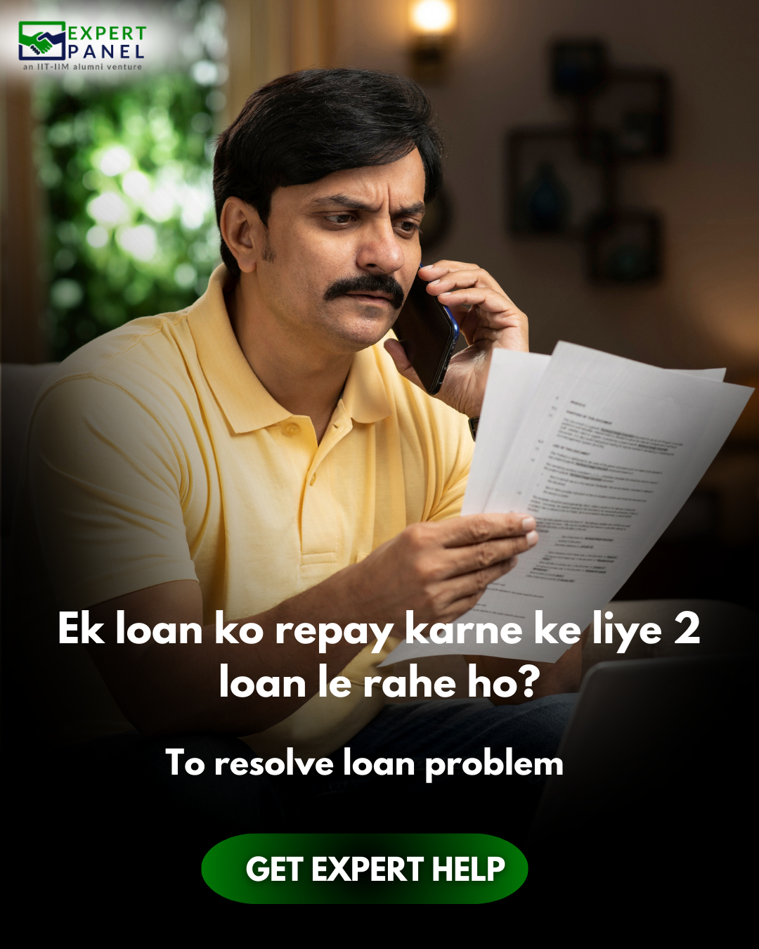 ExpertPanel Facebook ad: Get Legal Counselling For Dues Today