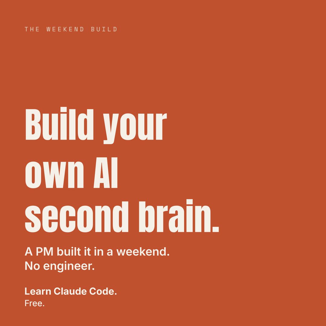 Just Another PM Facebook ad: Build your own AI second brain