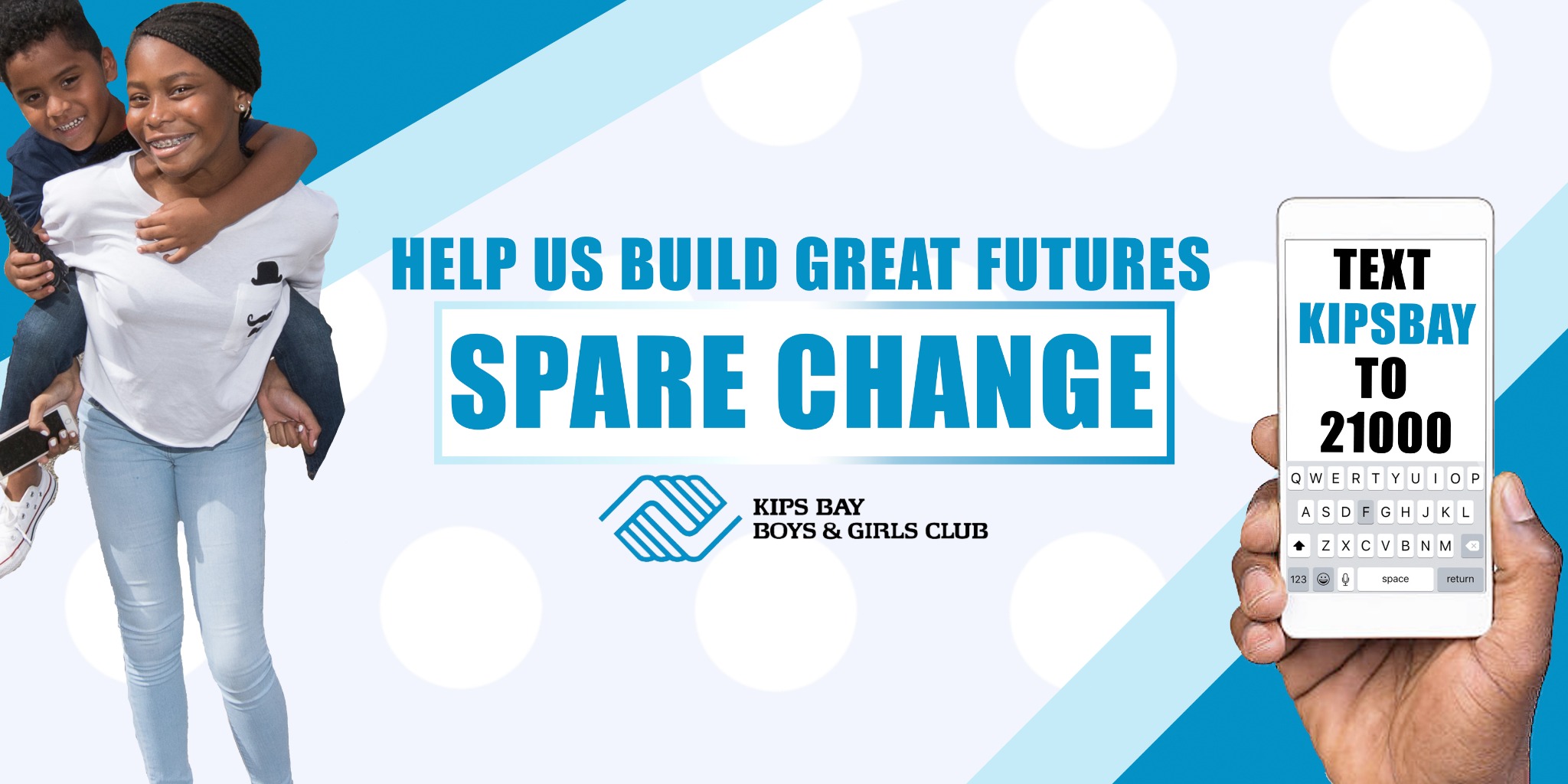 Kips Bay Boys & Girls Club Facebook ad: Change for Change