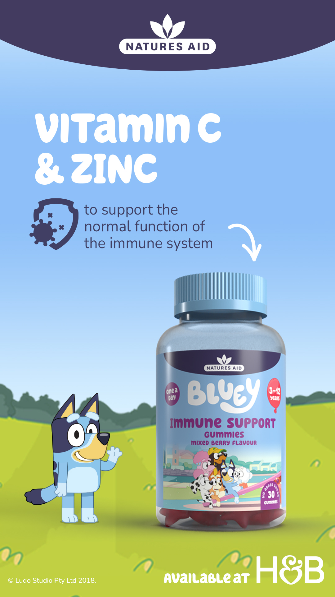 Natures Aid Juniors Facebook ad