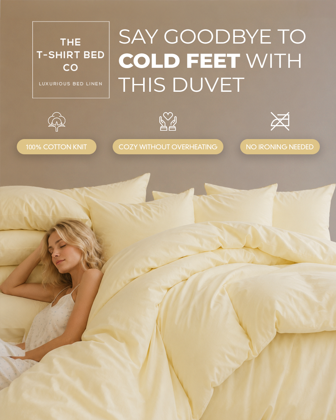 The T-Shirt Bed Co. Facebook ad