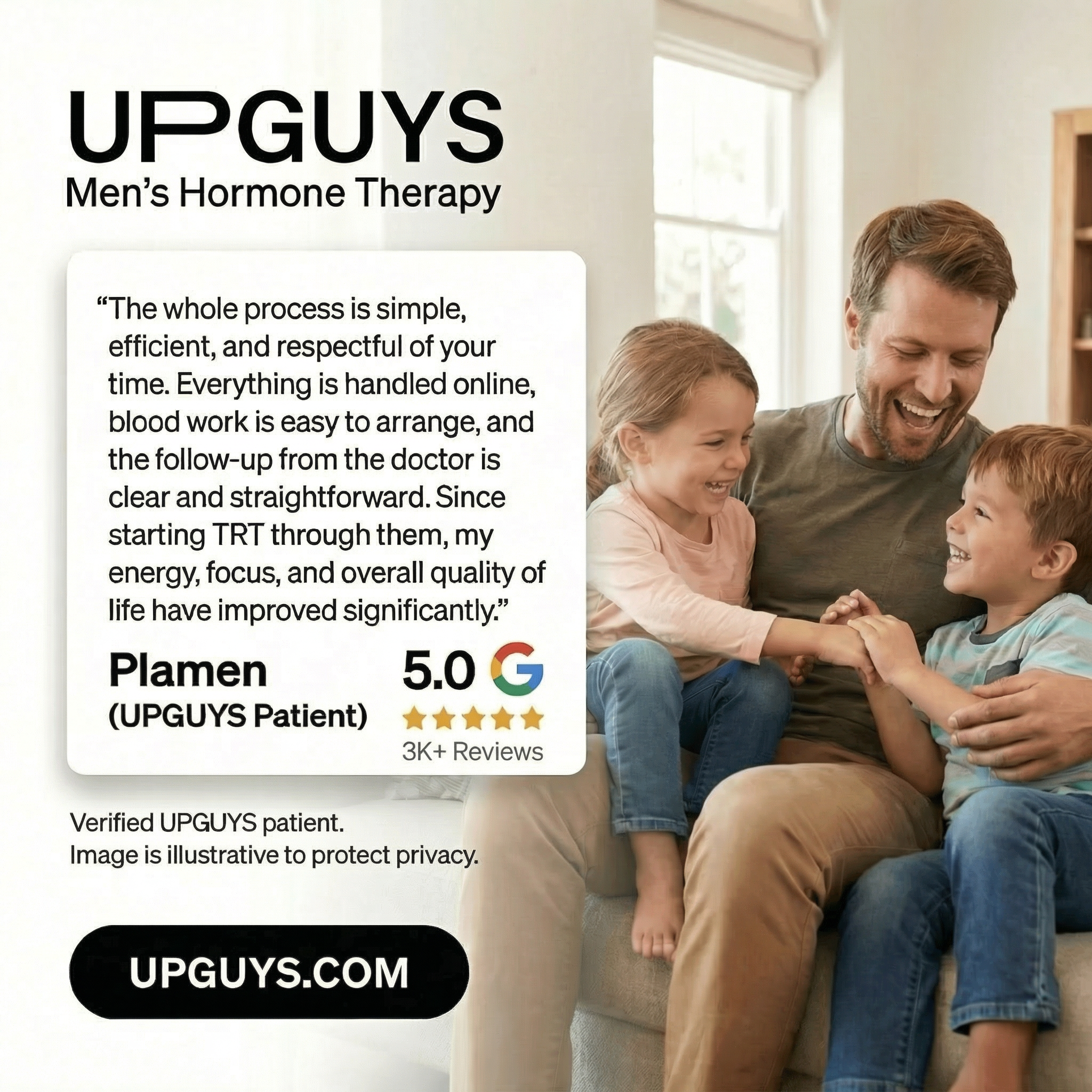 Upguyshealth Facebook ad