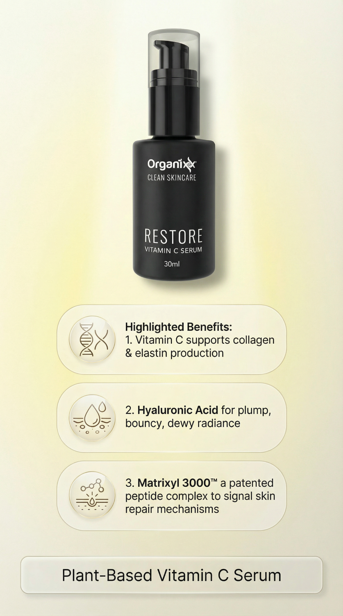 Organixx Facebook ad