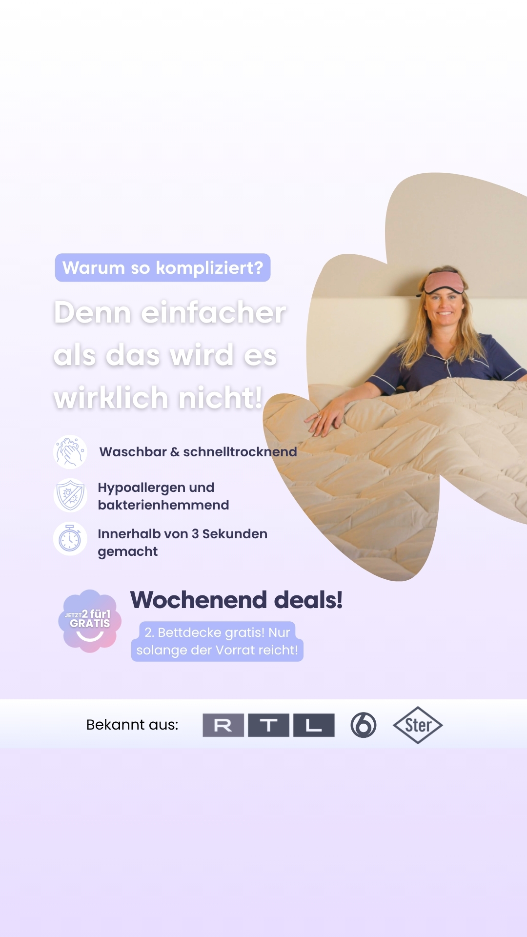 Thehappybed.de Facebook ad