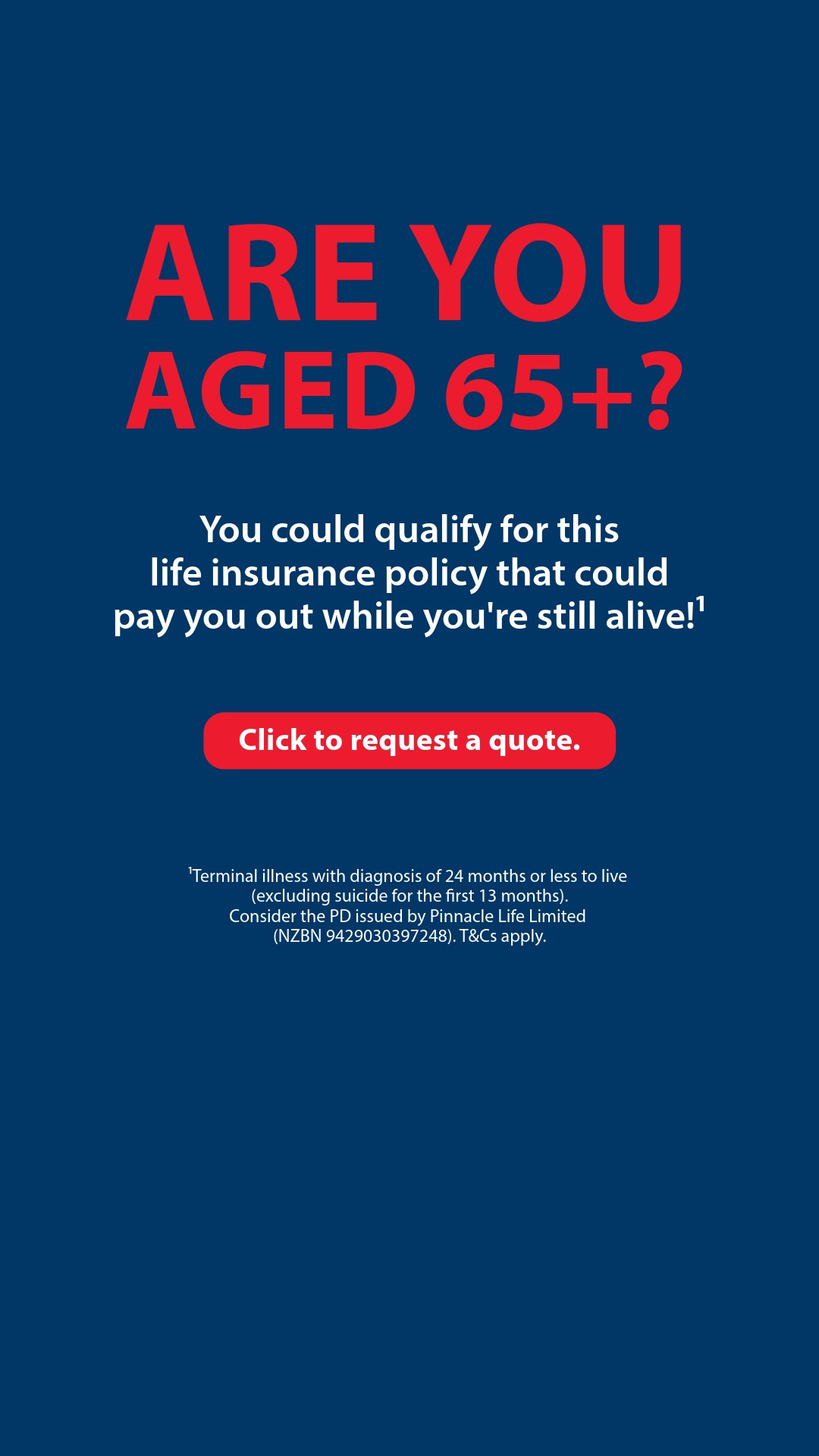 New Zealand Seniors Facebook ad