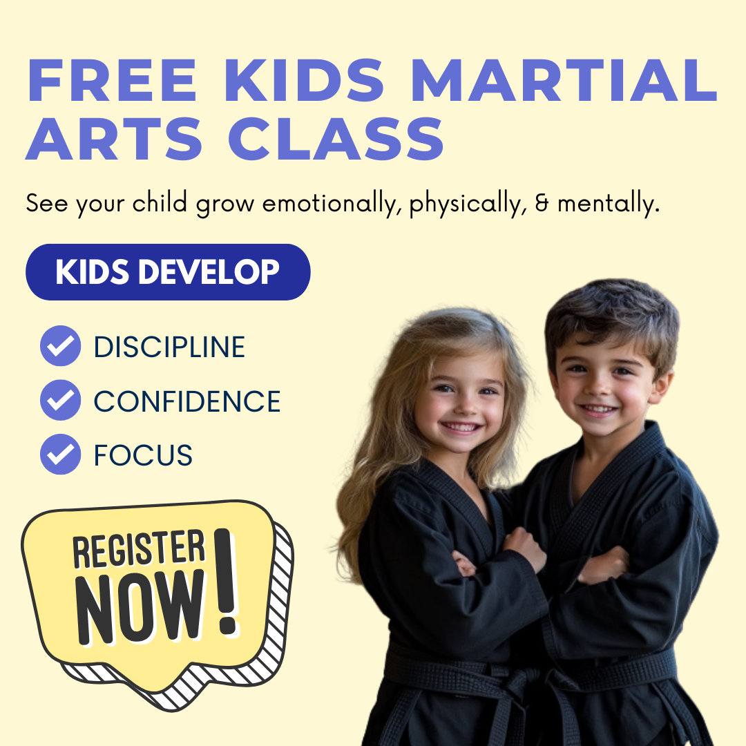 Roar Taekwondo Indian Trail Facebook ad: FREE KIDS MARTIAL ARTS INTRO CLASS