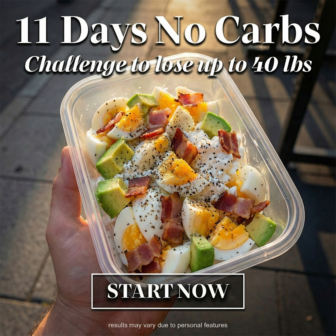 No Carbs Challenge Facebook ad
