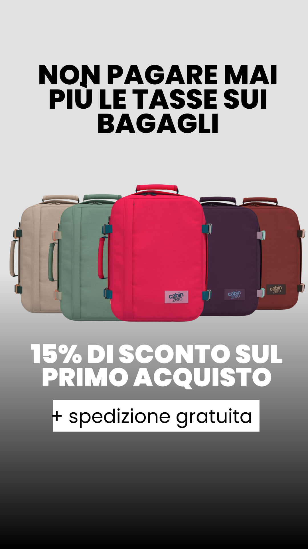 CabinZero Facebook ad