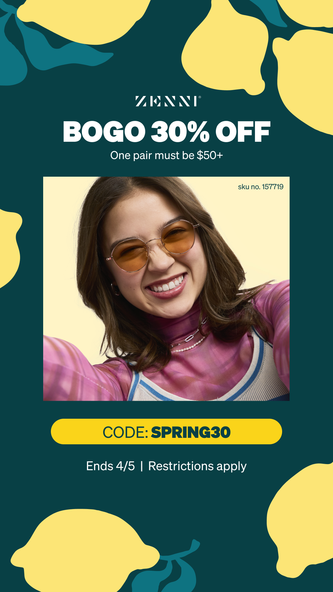 Zenni Optical Facebook ad