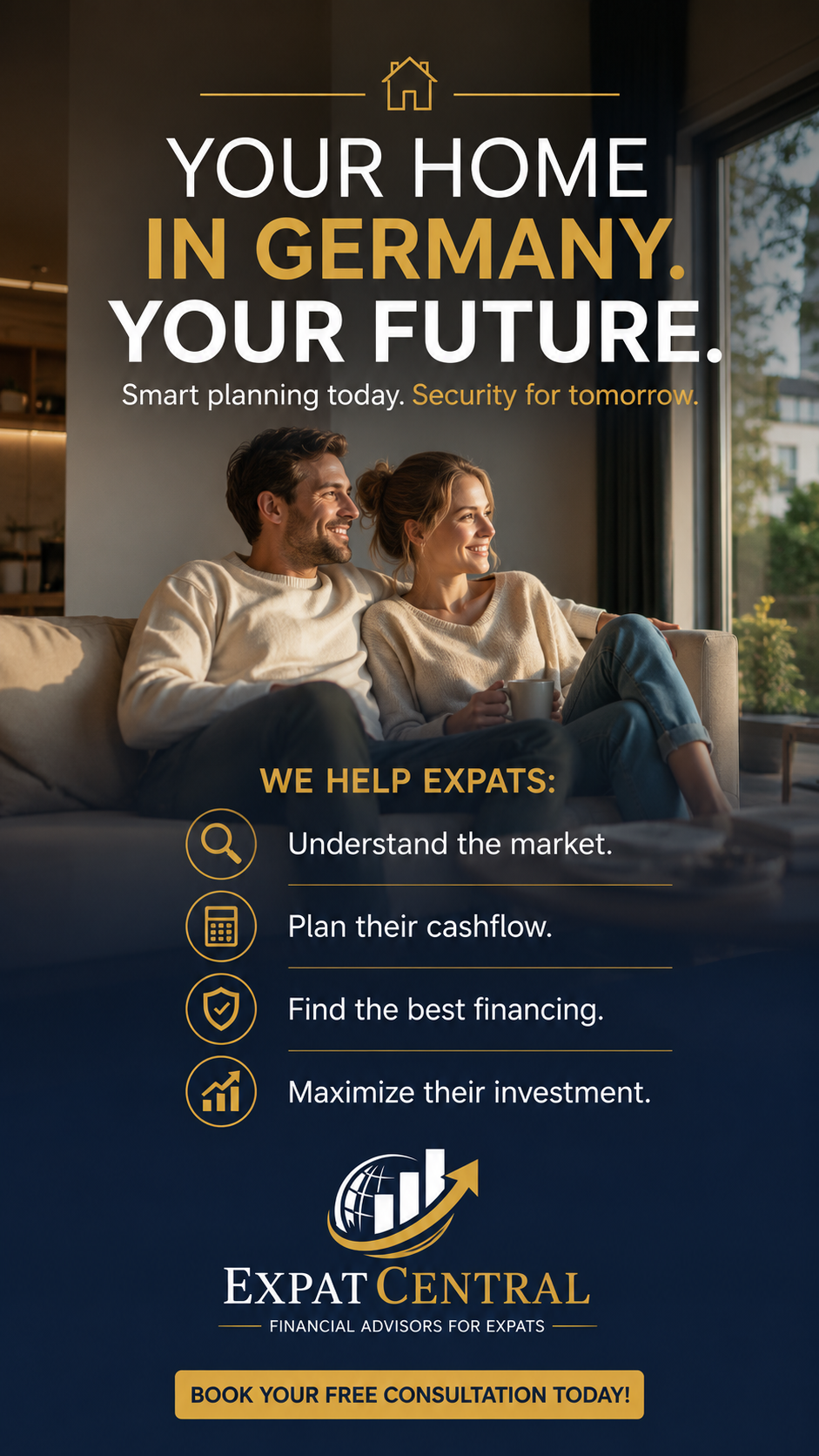Expat Central Facebook ad from Jul 8, 2026