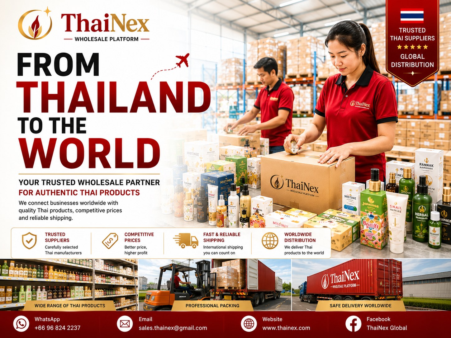 ThaiNex - Global Thai Product Distribution Facebook ad