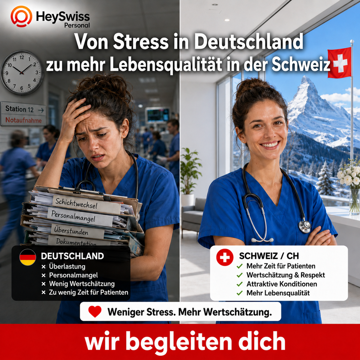 HeySwiss Personal Facebook ad