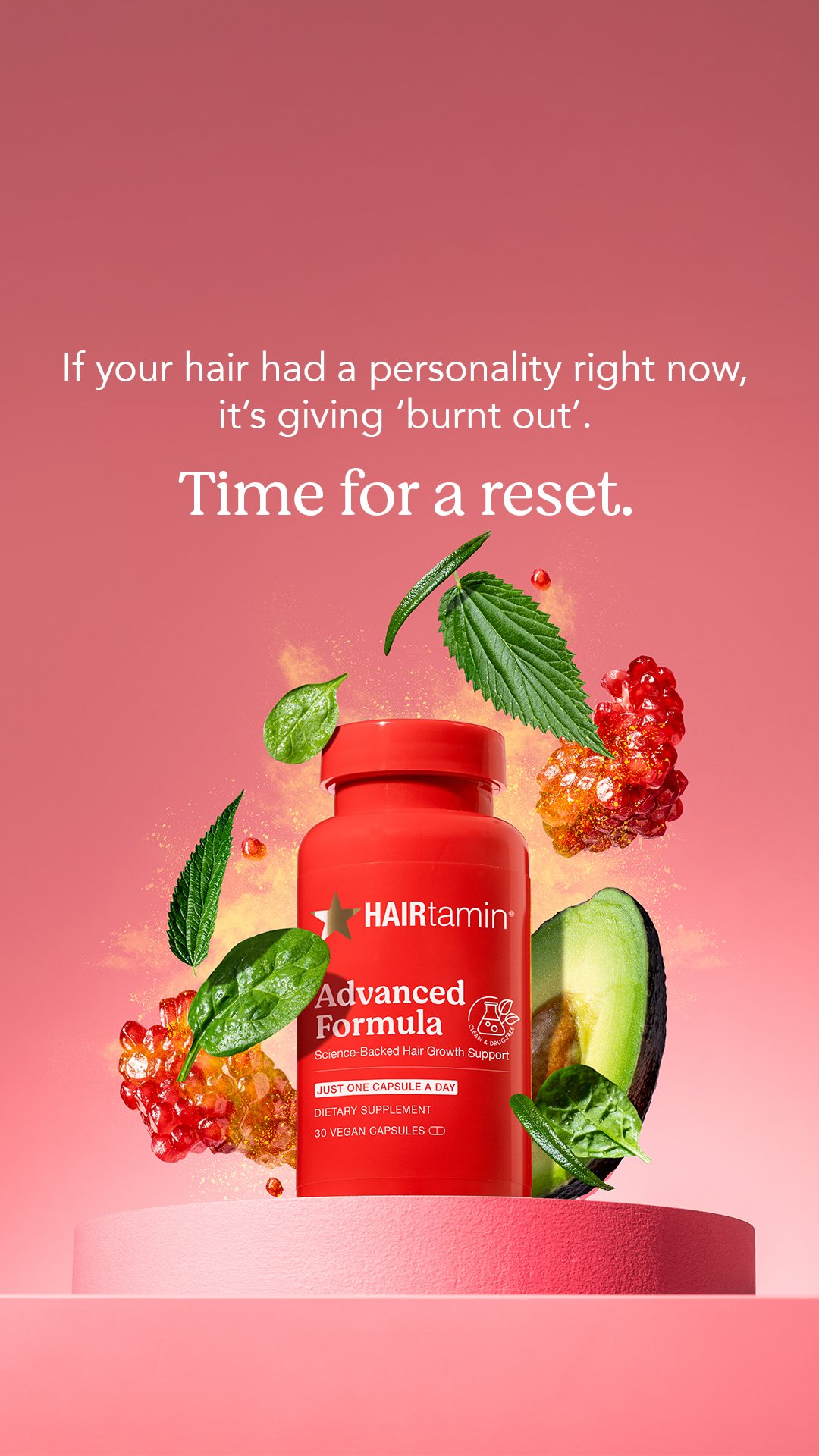 HAIRtamin Facebook ad