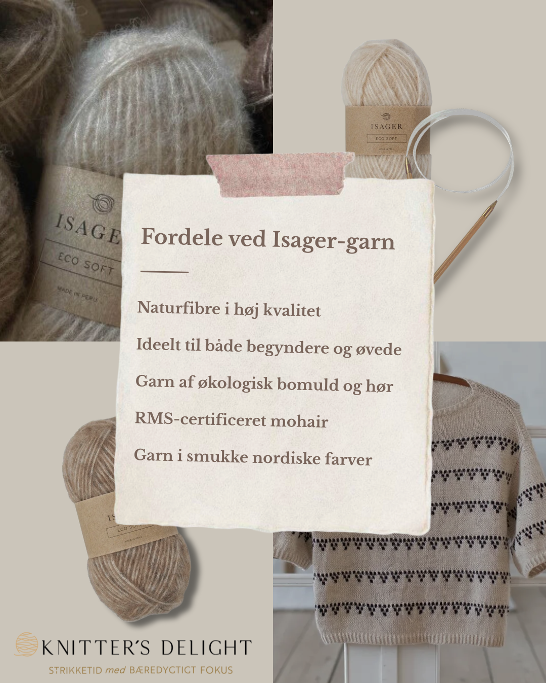 Knitter's Delight Facebook ad