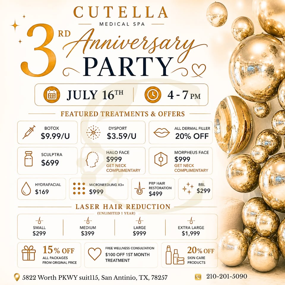 Cutella Medical Spa Facebook ad