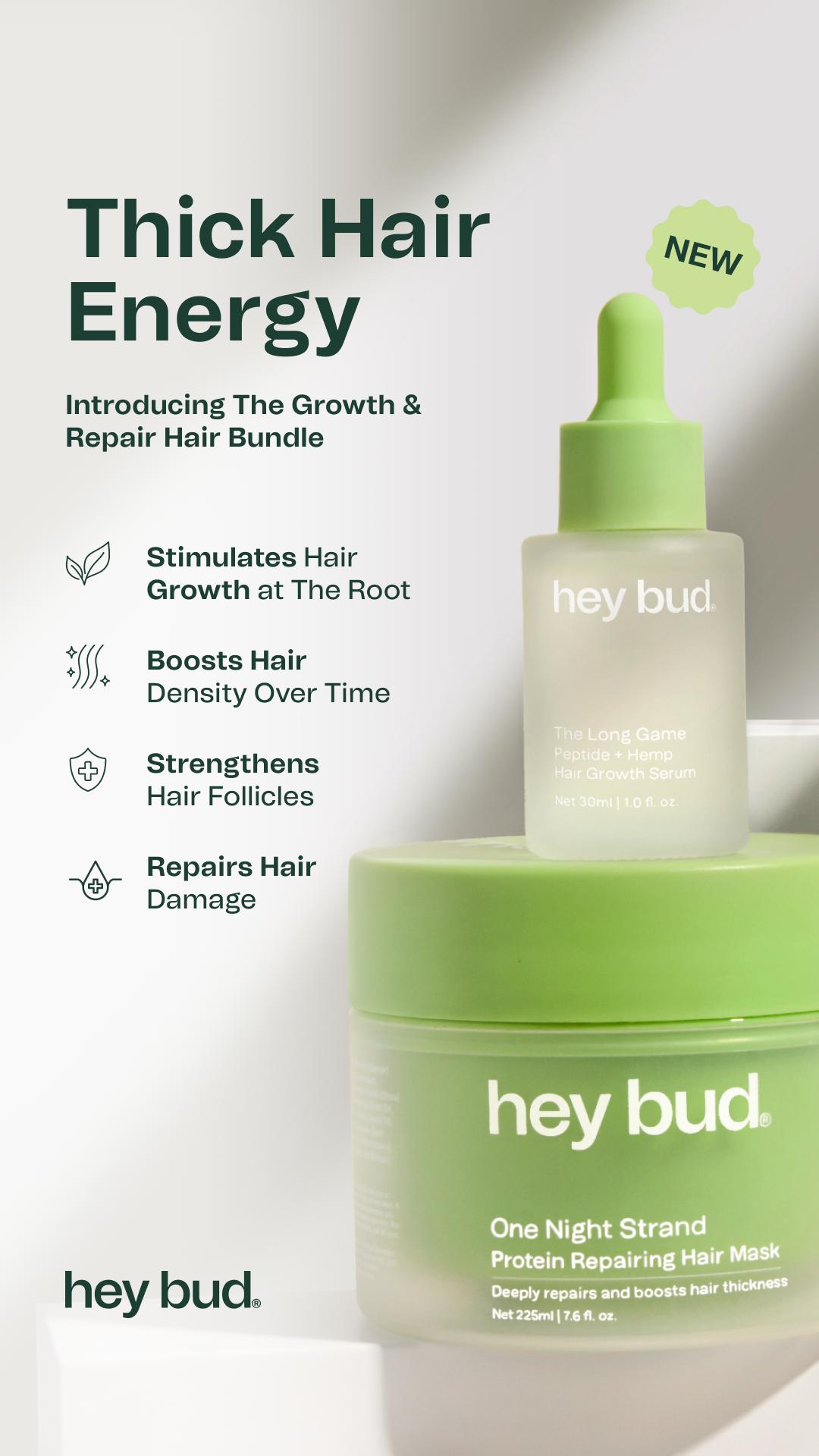 Hey Bud Skincare Facebook ad