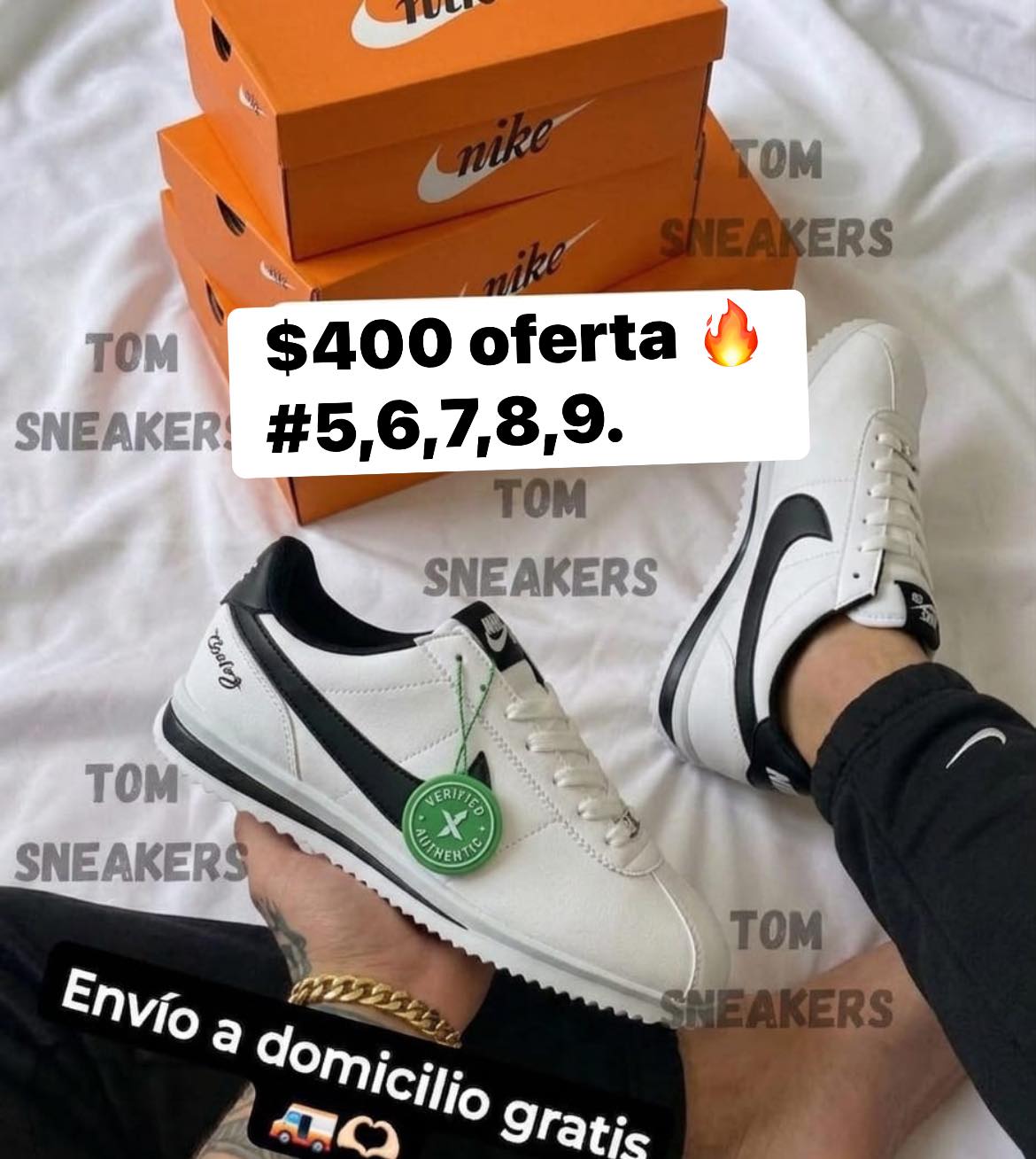 TOM Sneakers Facebook ad