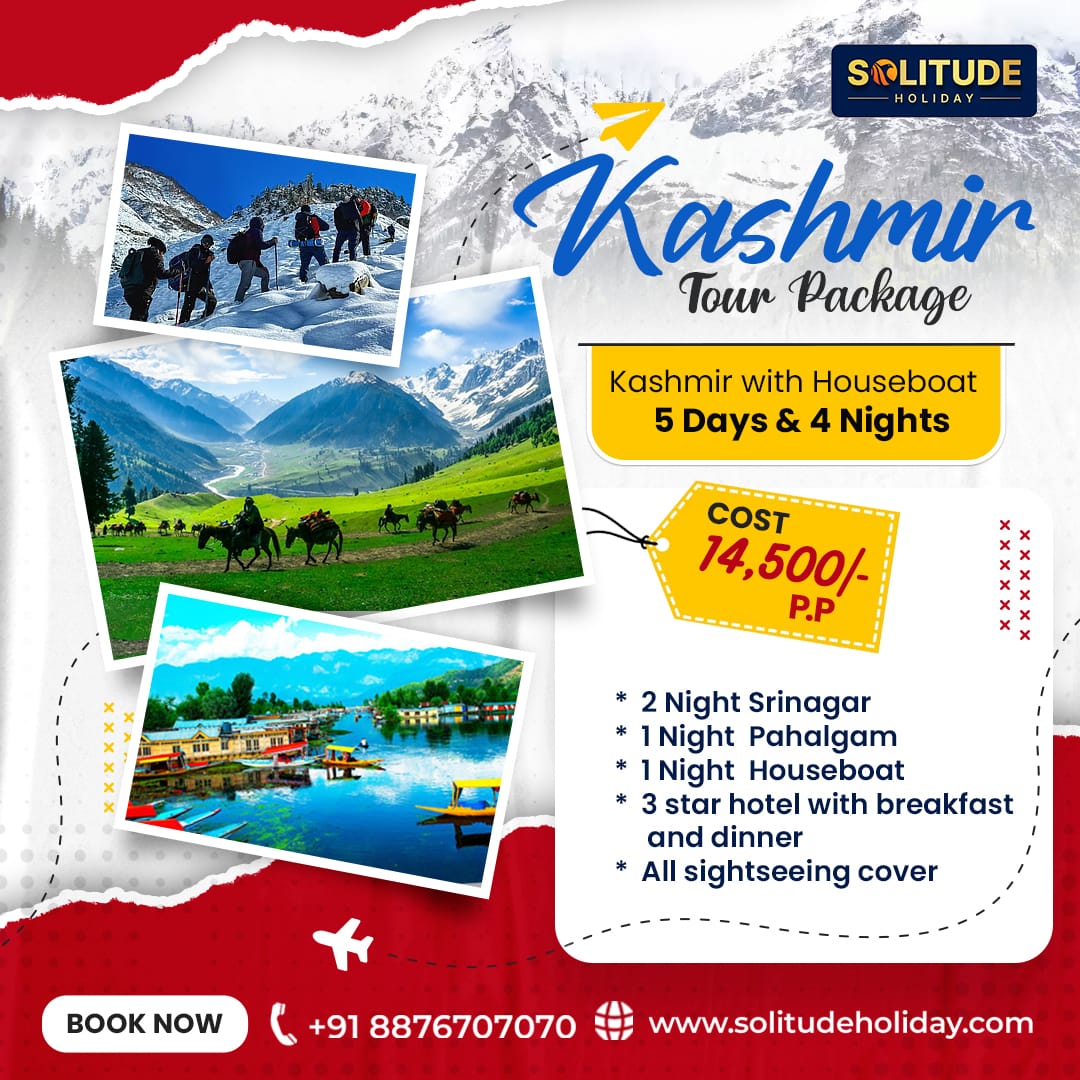 Solitude holiday Facebook ad: Embark on an unforgettable journey across India’s most…