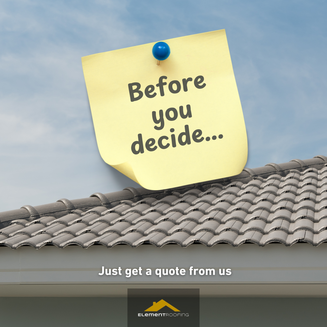 Element Roofing Facebook ad