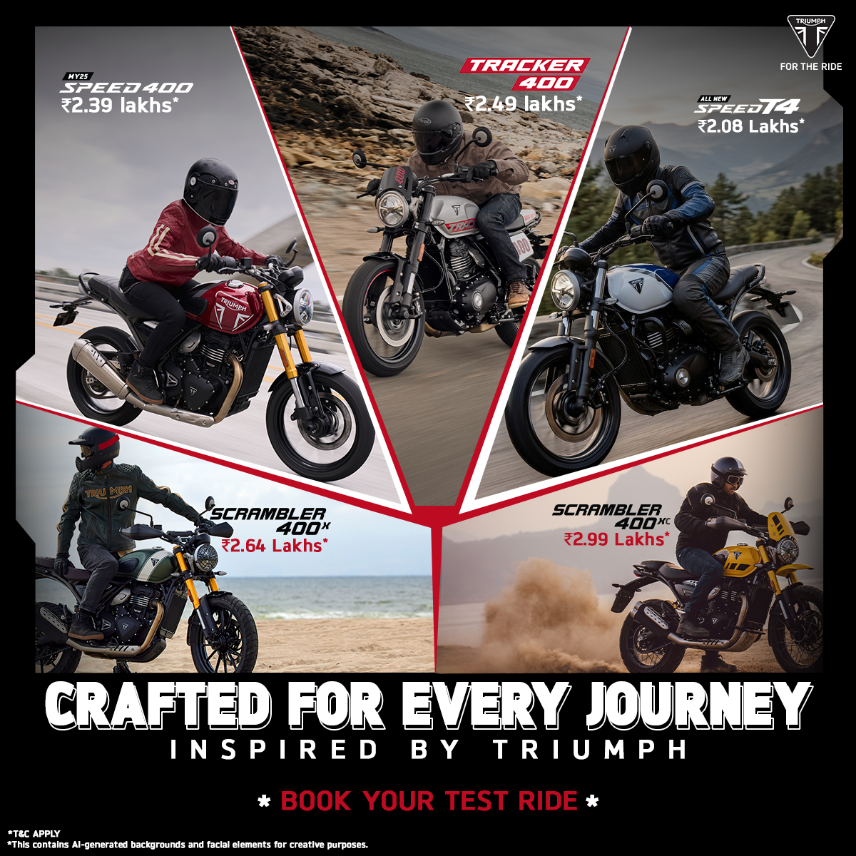 Triumph Lucknow Facebook ad from Jul 4, 2026